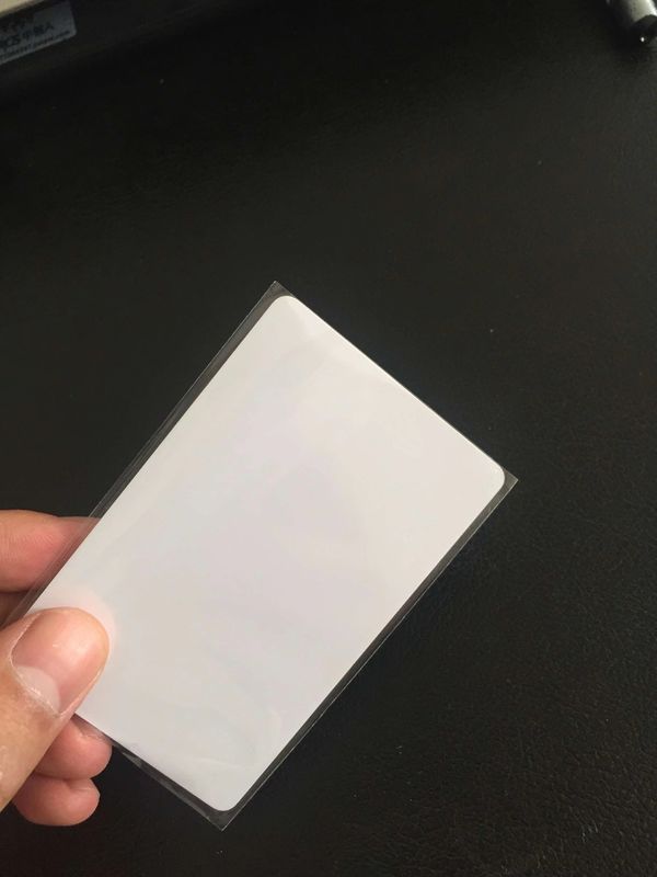 PVC Inkjet white blank card CR80 card 0.3mm 0.4mm 0.76mm thickness for ...
