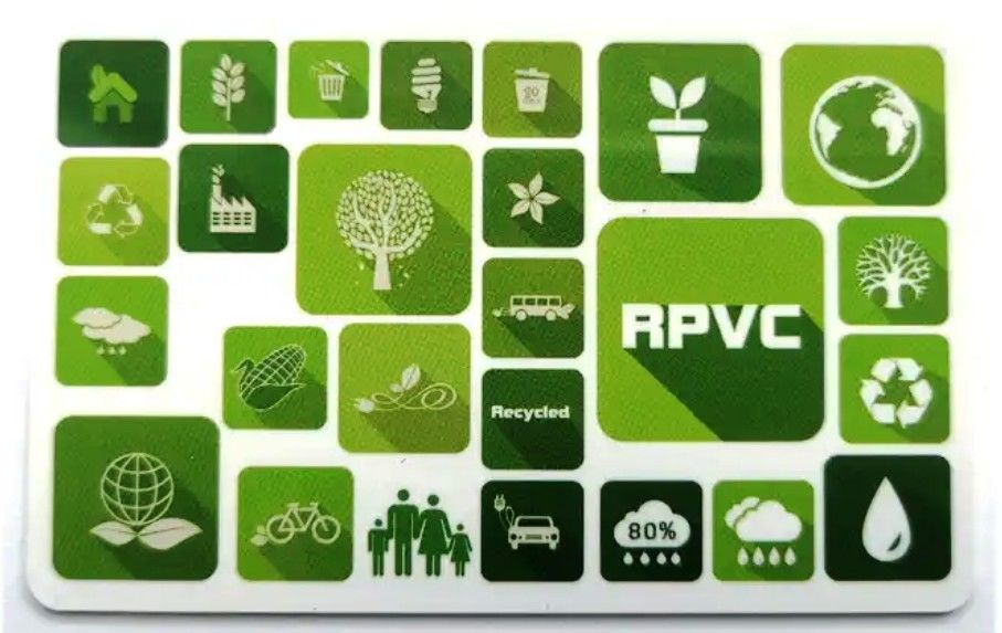 Eco Friendly 0.3mm White Color Recycled Printable PVC Plastic Sheet For Smat Card Production