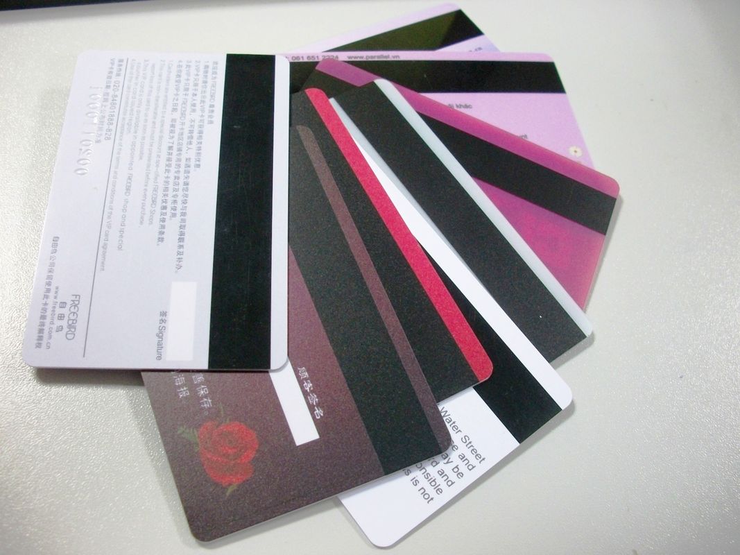 Rpvc Coated Overlay 0.06mm HICO / LOCO Strips Card Film Magnetic Stripe For Loyalty Cards