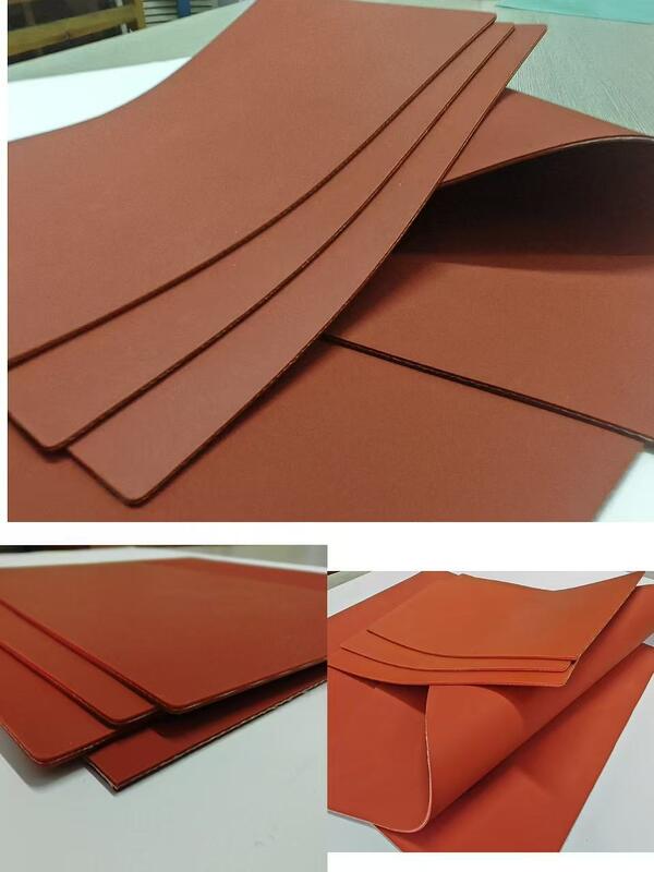 1.5-2.5mm Thick 55+/-5 Hardness Silicone Rubber Cushion Pads for Wood Industry Hot Pressing Machine MKCP-Wood-G1