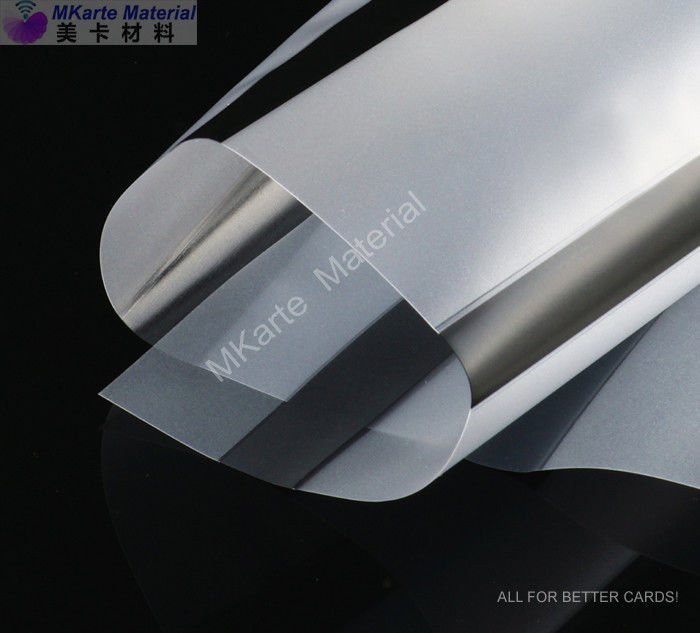 5 Lines Hico Magnetic Stripe Coated Overlay For Magnetic Card Production