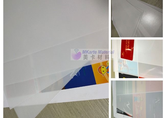 Offset Printable Clear Polycarbonate PC Plastic Core Sheet For Contactless IC Cards