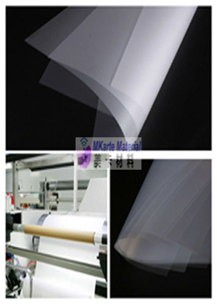 High Impact Water PETG Plastic Coated Film Sheet For PETG Material Cards Making