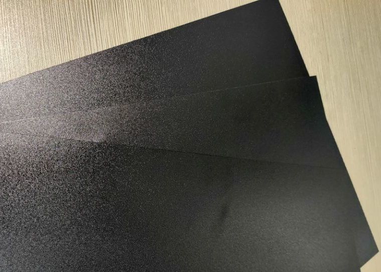 Reflective Eco Friendly Black Polycarbonate PC Plastic Core Sheet For Cards