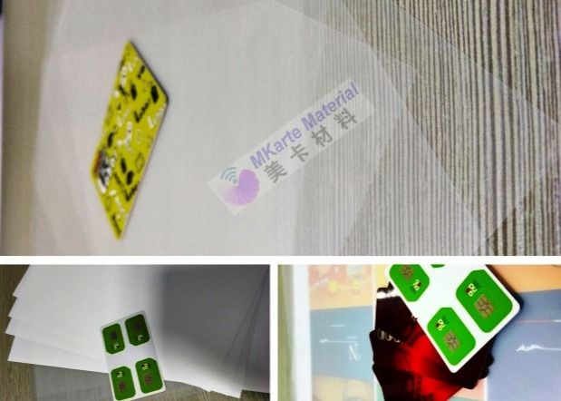 Precise Die Cut Offset Printing Polycarbonate Profile Sheet For PC Card Body Production