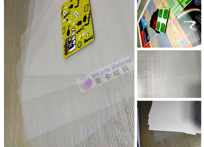 PC Films Suitable for Laser Engraving PC Plastic Sheet For PC Card Production