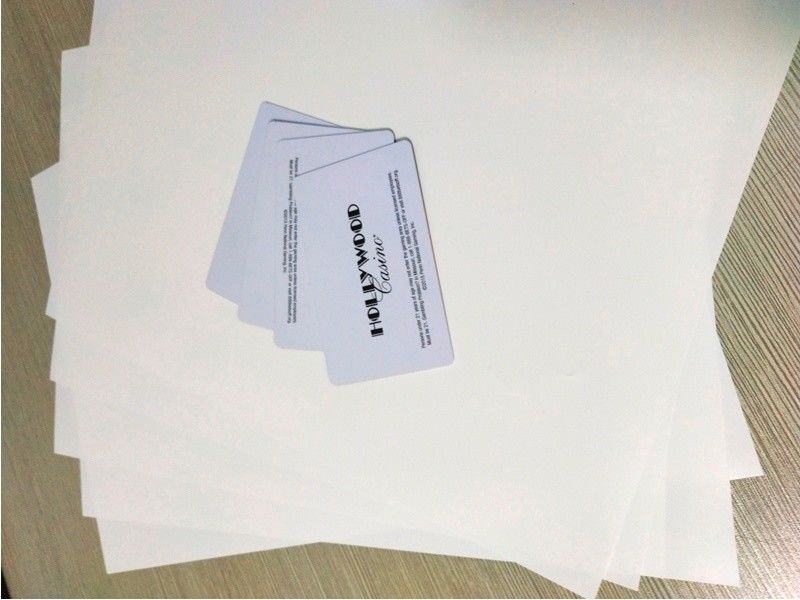 White Plastic PETG Card Core Sheet For PETG Smart Card Body Production